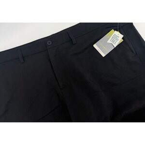 Tek Gear Mens Big & Tall Golf Woven Pants Mineral Black 50x32 NEW